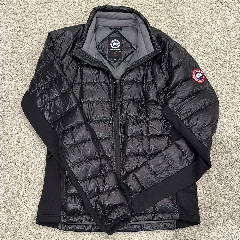 Black Canada Goose Men’s Hybridge Lite Jacket